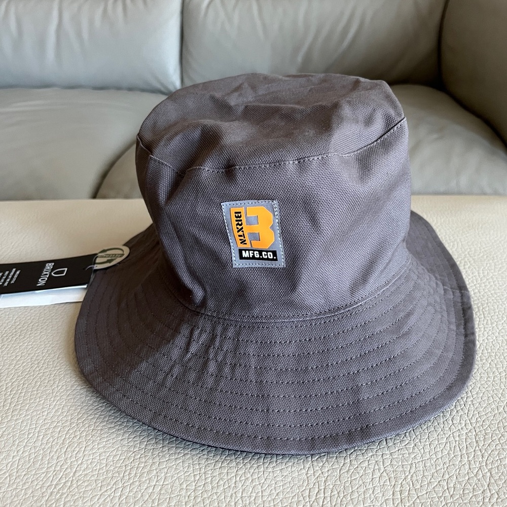 NWT - Brixton Builders Reversible Packable Bucket Hat - Size L/XL